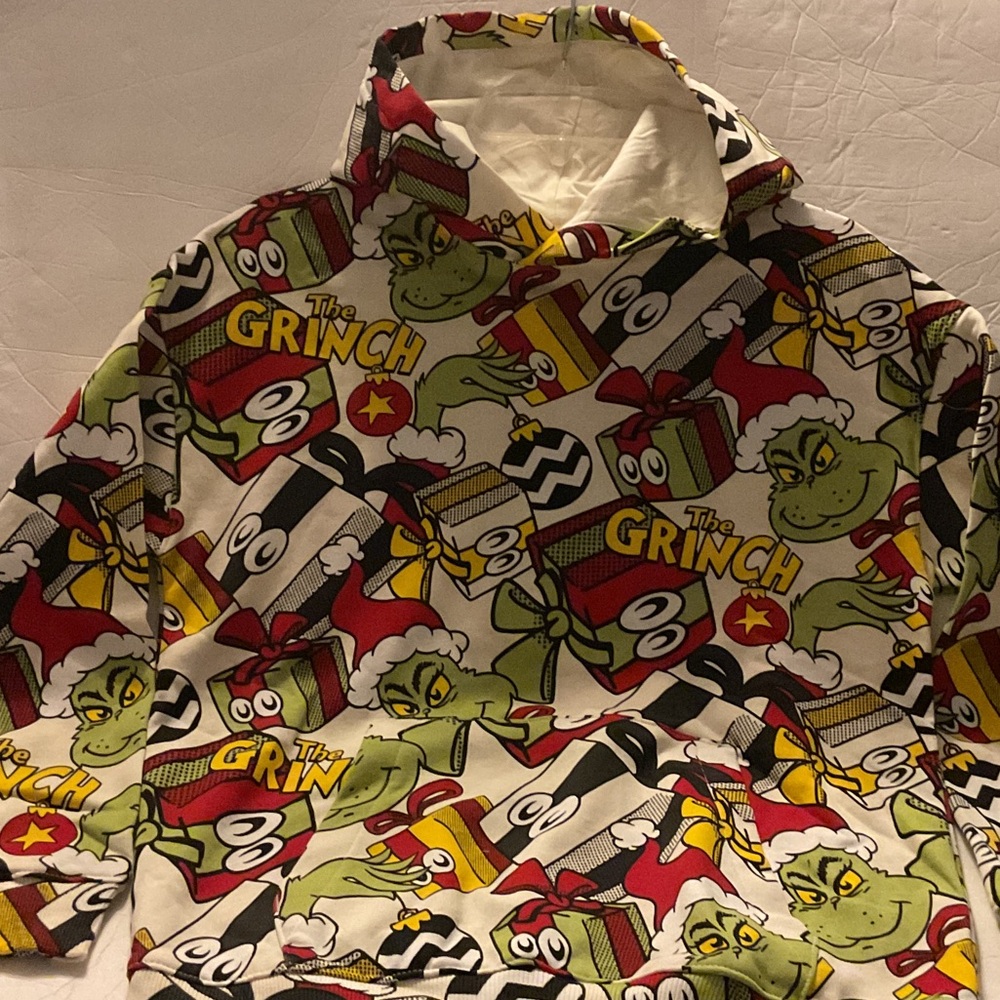 Boys H&M The Grinch Graphic Hoodie - NWOT